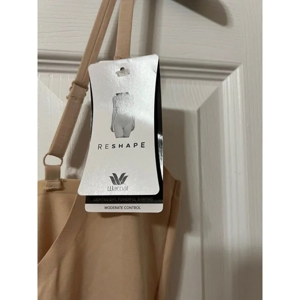 Wacoal NWT Sz 2XL Open Bust Thigh Shaper Lightweight Moderate Control - Picture 7 of 13